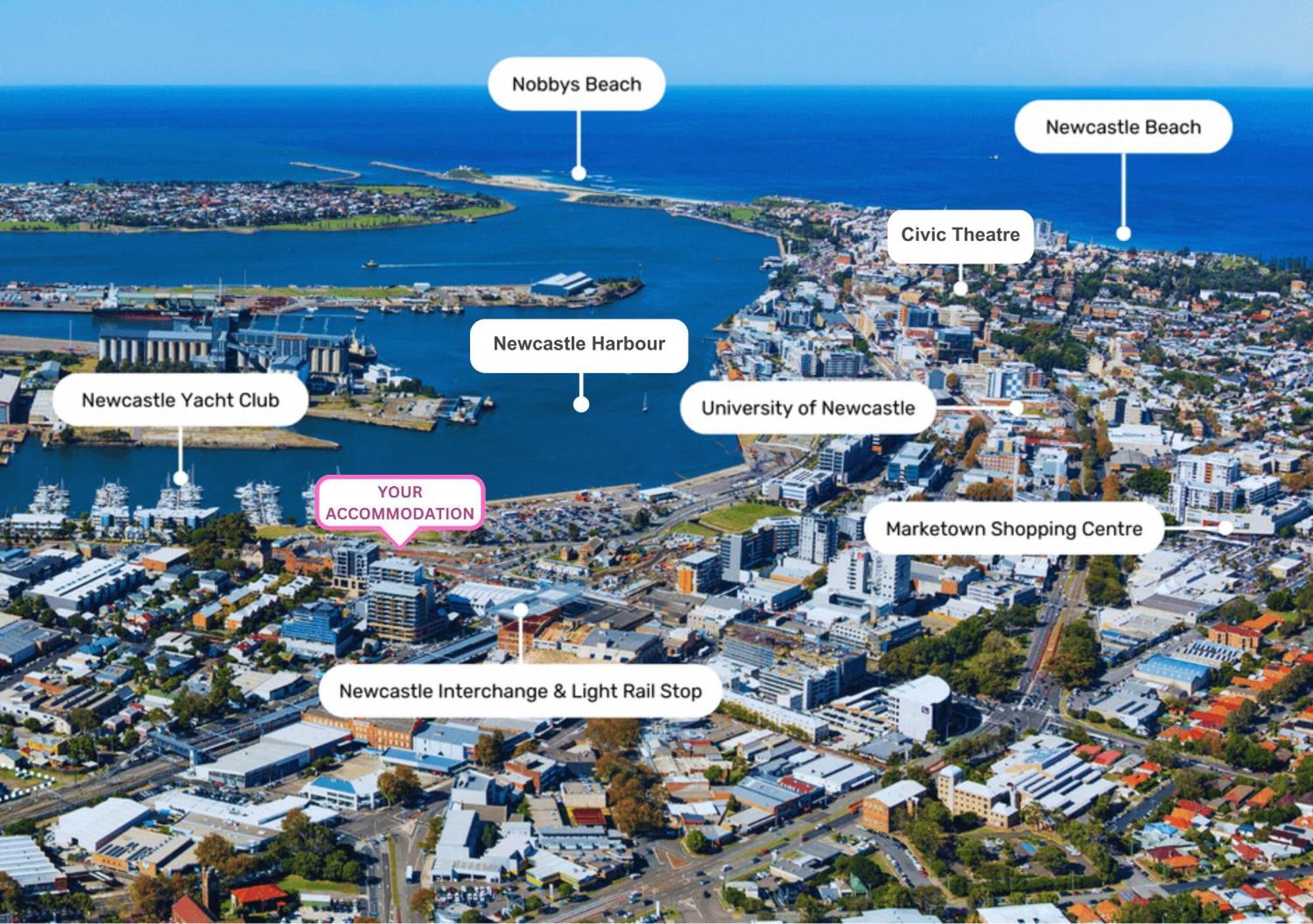Harbour Towers, Newcastle'S Elite Apartment Stays, Free Parking & Tram Access Exterior photo